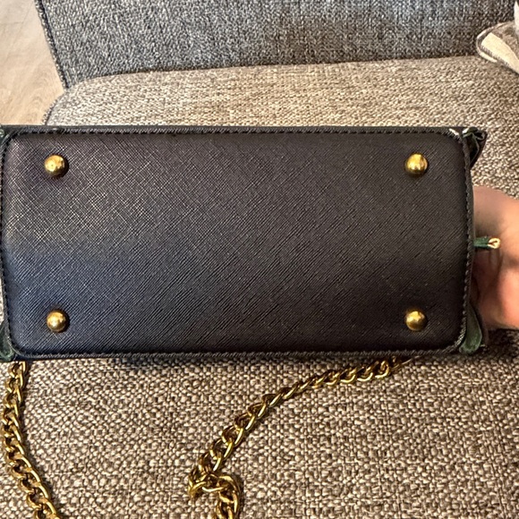 Loungefly Disney Marvel Loki hardware crossbody bag faux leather green/black - Picture 7 of 7